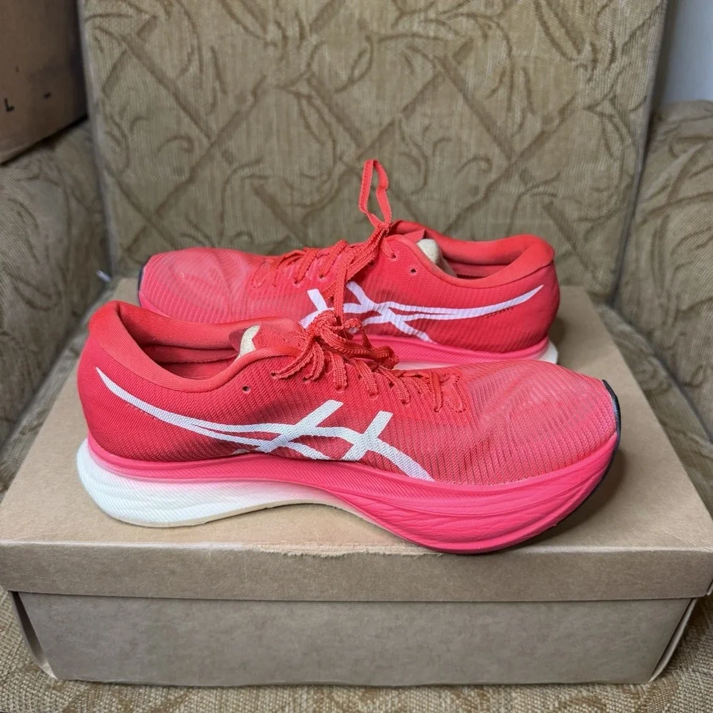 ASICS Metaspeed Sky+ Diva Pink/White Men's 7 Running Shoes Carbon Plate 1013A115